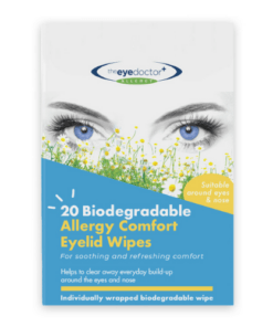 The Eye Doctor® Biodegradable Allergy Comfort Eyelid Wipes – 20 Pack