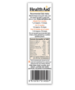 Alternative view of HealthAid® Baby Vit® Liquid Drops 25ml