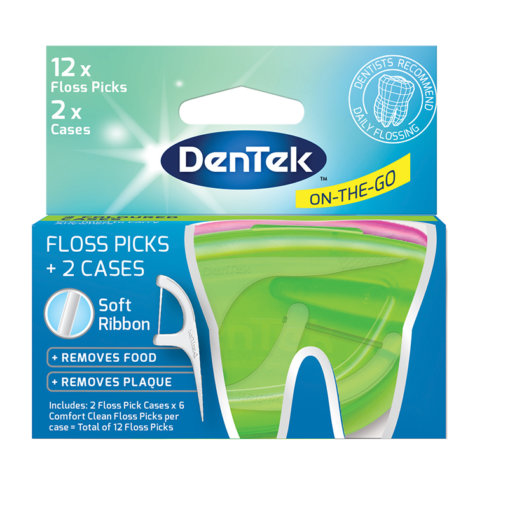 DenTek® On the Go Floss Picks (12) with Case