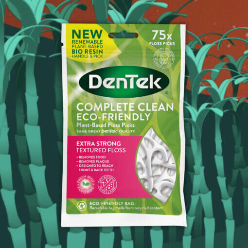 DenTek® Eco Friendly Complete Clean Floss Picks (75) - Image 2