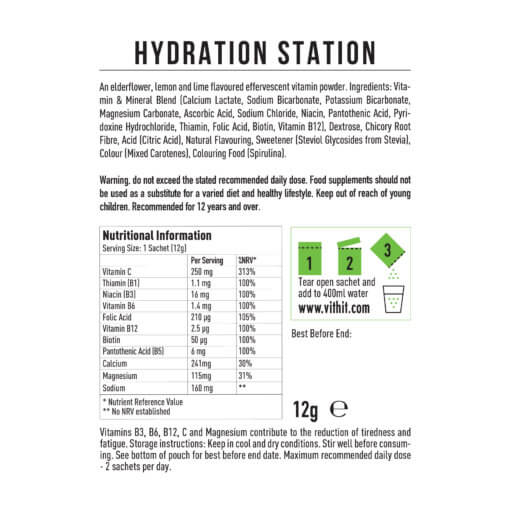 VITHIT Hydration Station - Lemon, Lime & Elderflower - Image 3