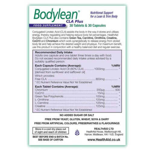 HealthAid®Bodylean® CLA Plus  (60) - Image 3