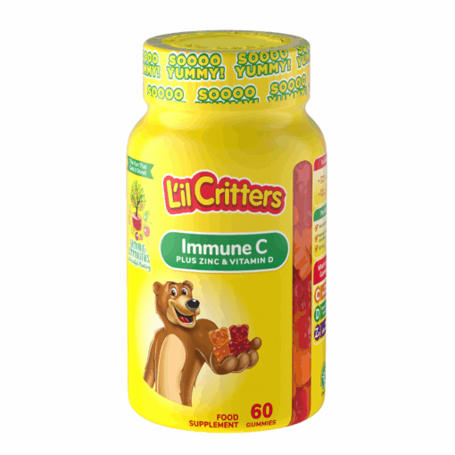 L’il Critters™ Immune C plus Zinc™ and Vitamin D Gummy Vitamins (60)