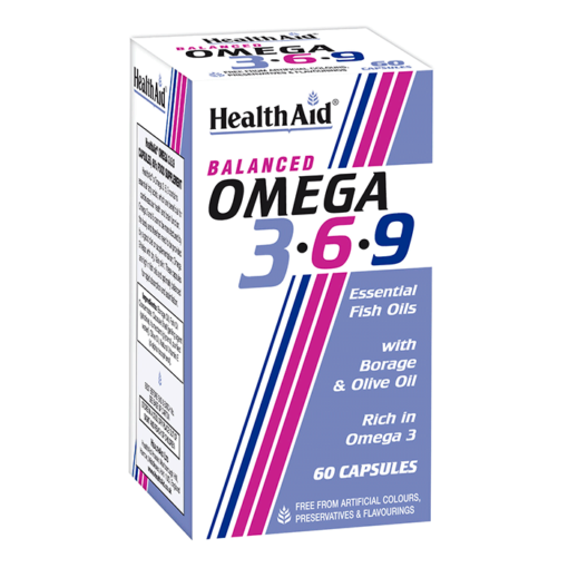 HealthAid® Omega 3-6-9 Capsules (60)