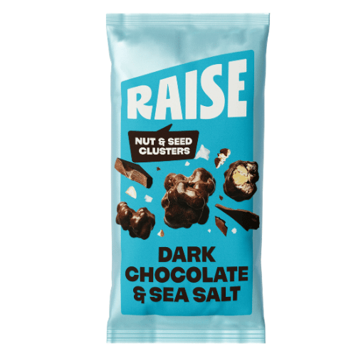 RAISE Dark Chocolate & Sea Salt Nut & Seed Clusters (Case of 12)