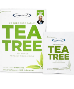 The Eye Doctor®  Biodegradable Tea Tree Oil EyeLid Wipes (20 pack)