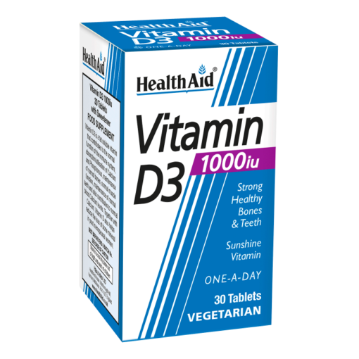 HealthAid® Vitamin D3 1000iu Tablets (30)