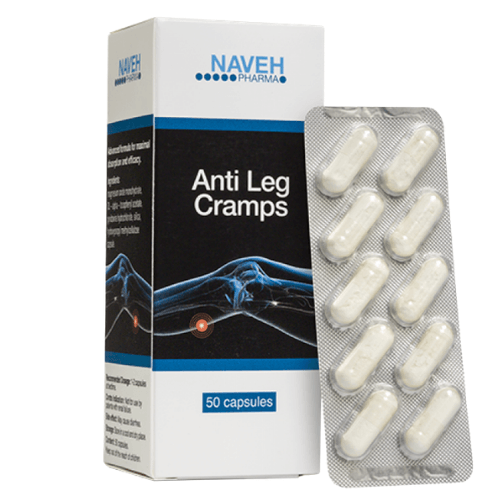 Anti-Leg Cramp Capsules with Magnox® Magnesium, Vitamins B6 & E – 50 Capsules