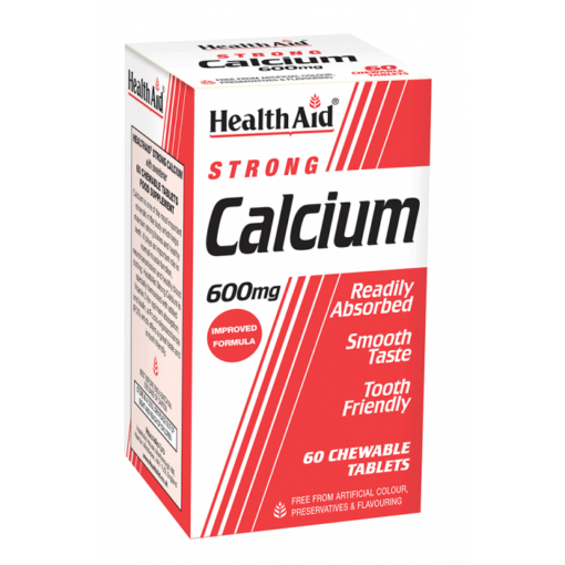 HealthAid® Strong Calcium 600mg Chewable (60)