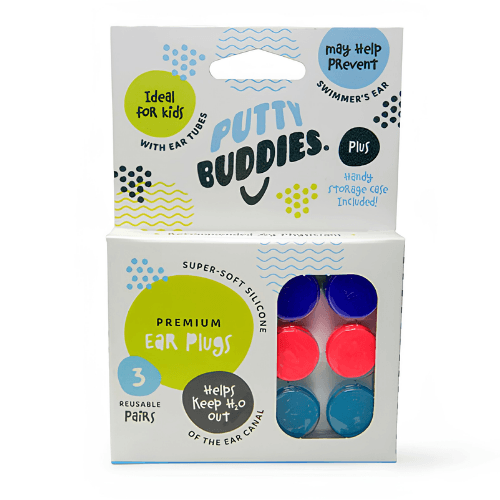 Putty Buddies® Silicone Ear Plugs for Swimmers