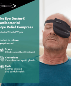 The Eye Doctor® Stye Hygiene Kit – Antibacterial Heated Eye Compress & Eyelid Cleansing Spray - Image 3