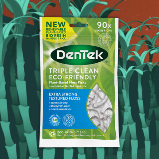 DenTek® Eco Friendly Triple Clean Floss Picks (90) - Image 2
